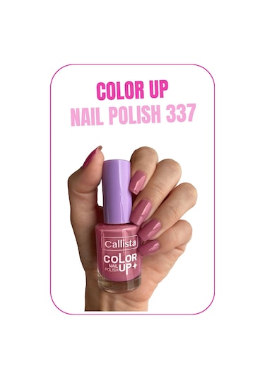 Callista Color Up Nail Polish Oje 337 Begin Again - Pembe