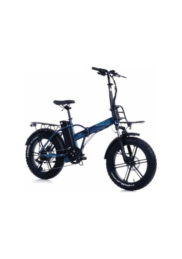 Corelli Broster Techla Fat Bıke Elektrikli Katlanır Bisiklet 42cm Hd 20 Jant 7 Vites Metalik Mavi Çok Renkli