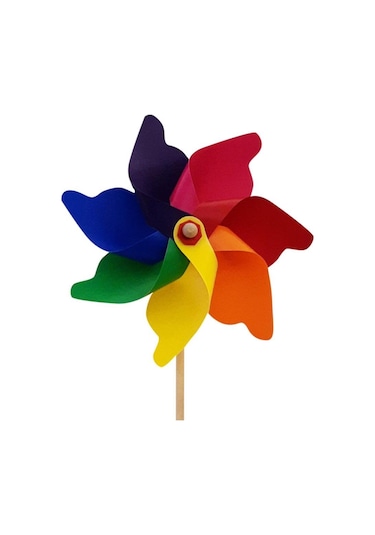 Rüzgar Gülü 25 Cm Çap 7 Kanatlı Bahçe  Gurubu