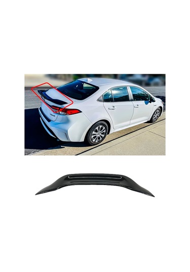 Autogp Toyota Corolla Bagaj Üstü Spoiler Jdm Siyah Boyalı 2019+ Bg-ty21 01 021