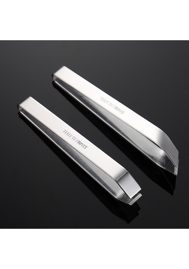 Honmex 430 Çelik Mutfak Çırakçıği: Tavuk Tüyü Ve Balık Kemiği Çıkarma Aracı - Düz Açık Uç Deseni Diğer