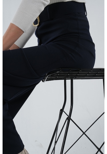 Lacivert Bol Paça Pantolon 3974959.02 Lacivert