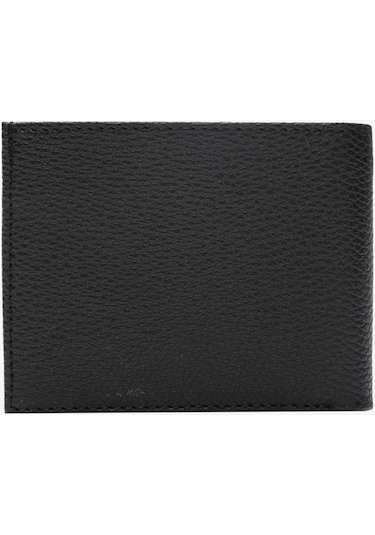 Ac&co / Altınyıldız Classics Erkek Siyah Hediye Kutulu Kart Bölmeli Cüzdan Siyah