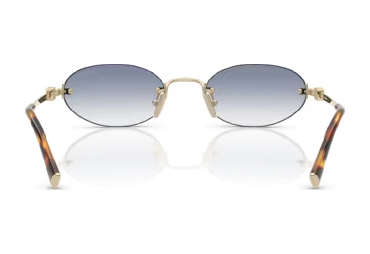 Mu Mua54s Zvn80o 51-20-140 Kadın Güneş Gözlüğü Altın