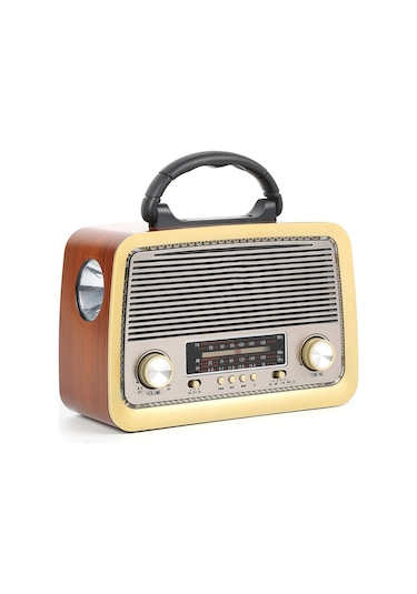 301 Fenerli Nostaljik Müzik Kutusu - Bluetooth Radyo - MP3 Çalar