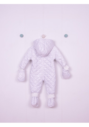 Ekru Mikro Kozmonot Eldiven Patikli Astronot Tulum Ekru