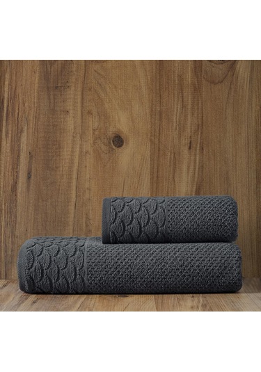 Soley Alana Extra Yumuşak Pamuklu Pirinç Örgü 2'li Havlu Seti HV.ALANA.2LISET