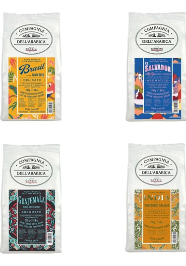 Caffe Corsini %100 Arabica Çekirdek Kahve 4 x 250 G