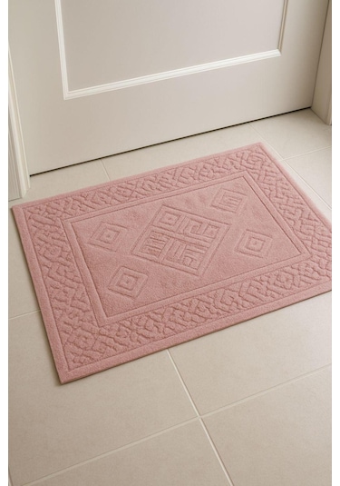 50 X 70 Ebatında %100 Pamuklu Ayak Havlusu Pembe