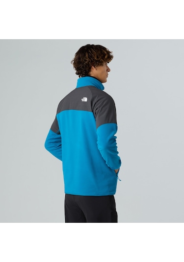 The North Face M Glacier Heavyweight 1/2 Zip Erkek Polar-30503 Mavi