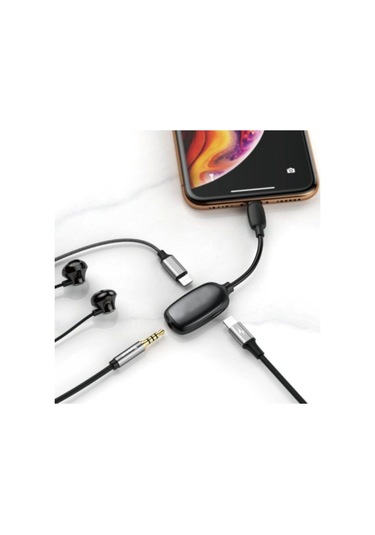 Lightning 3.5mm Kulaklık Şarj Çevirici Dönüştürücü