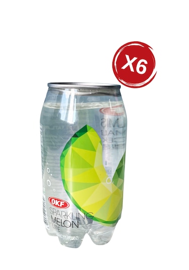 Enerjisi Azaltılmış Kavun Aromalı Gazlı İçecek 350ml 6'lı Set