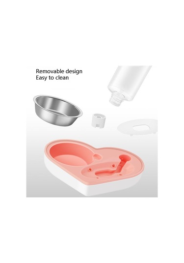 Sones Evcil Hayvan Kasesi Aşk Ve Nem Geçirmez Ağız Çift Kullanımlı Kase Kedi Otomatik Su Kasesi