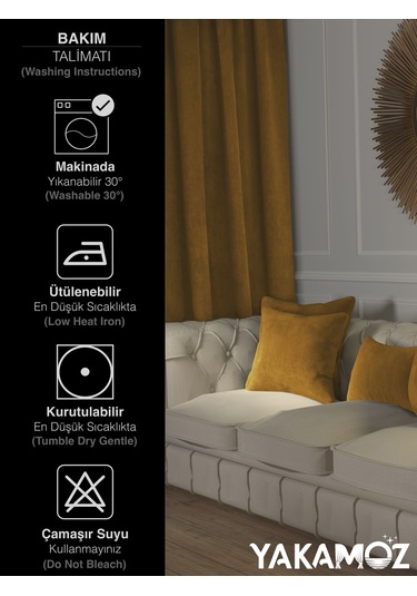 Br Yakamoz Balpeteği Sarısı Kırlent , Yastık Kılıfı Kadife Görünümlü Velvet Touch Serisi Balpeteği Sarısı