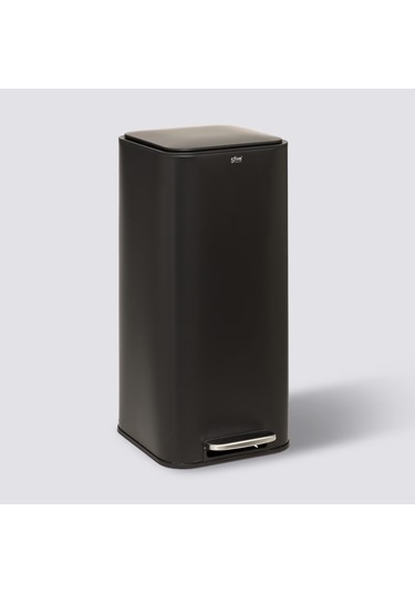 Delta 30 Lt.çöp Kutusu/kare-siyah Siyah