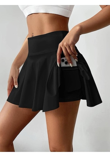 Deep Beach Etekli Şort Bikini Altı Sarı