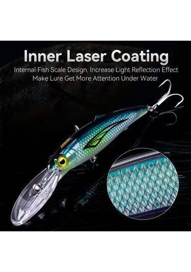 Krallık Kingpro Om145/160 Yüzen Minnow Deniz Balıkçılık Cazibesi Trolling İçin Uzak Döküm Balıkçılık Jerkbaits İçin Yapay Wobblers