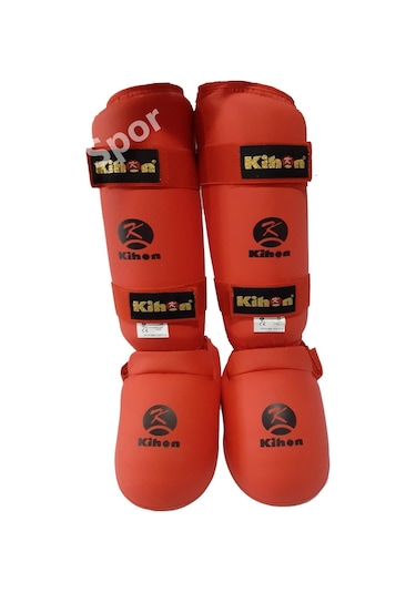 Parsspor Kihon Karate Ayak Kaval Koruyucu Takım Kırmızı
