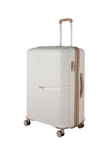 Mçs Group V379 Aura Y.üretim Pp Valiz 75 Cm S21yy100014275 00421 Kemik/şampanya