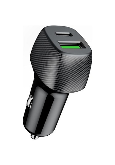 Concord C-774 36 W PD+QC 3.0 USB-A USB-C Araç Şarj Başlığı