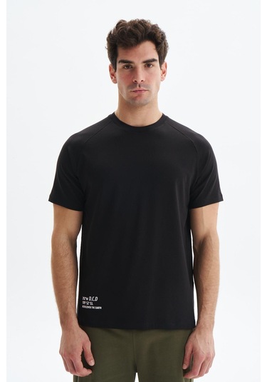 Arma Erkek Regular Fit Basic Reglan Kollu Süprem Bisiklet Yaka Tişört Y29344472202 Siyah