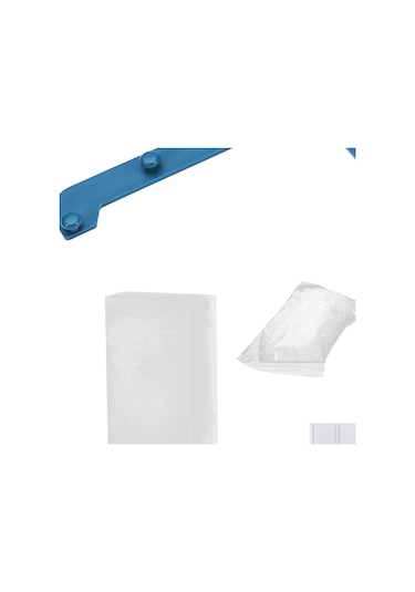 Suntek Magideal Üçgen Tutucu Filtre 50 Adet Lavabo Net Elastik Mavi