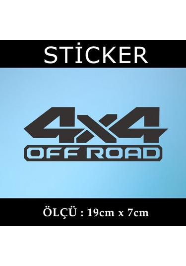 off road sticker etiket araba  motosiklet uyumlu