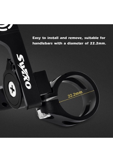 Yaozixa Alüminyum Cnc Kesimli Bisiklet Konik Koltuk Hizalama Kontrolü - 22.2mm Çap Gövdeye Uyumlu Siyah Vites Açıcı Çok Renkli