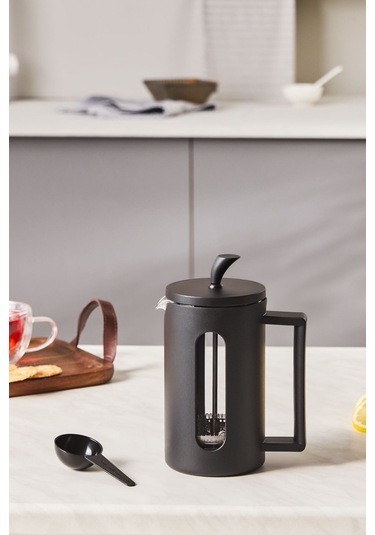 Karaca Leya Kaşık Hediyeli Borosilikat Cam French Press 600 ml