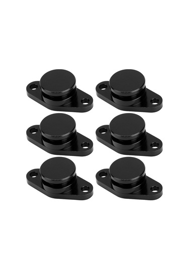 Lemestar M57/m57d25 Motorlu Bmw İçin 6x22mm Alüminyum + Kauçuk Motor Giriş Valfi Tamiri Flap Seti Siyah