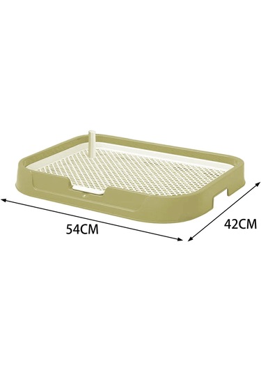 Homyl Köpek Tuvaleti Kapalı Üstü Açık Giriş Kumu Sarı