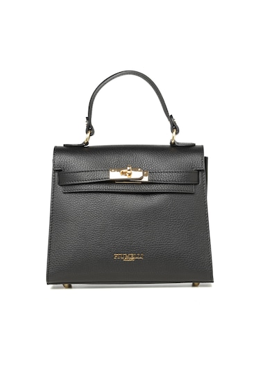 D28 Black Portföy Çantası Kadın Katıa Piumelli Milano Bag D28 Black