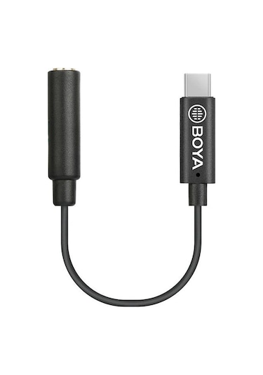 Boya By-k9 3.5mm Trrs / Usb Type-c Mikrofon Adaptörü