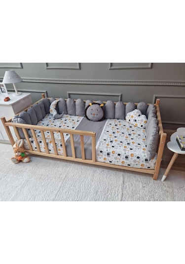 Montessori Beşik Uyku Seti - Çit Kenar Koruma