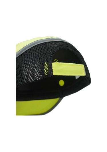 Darbe Emici Şapka Baret Kep Sarı - Reflektörlü 7004