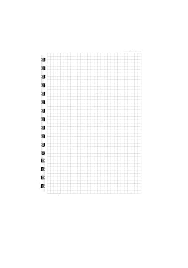 Özkan Deep Note 17x24 Sp. Kareli Defter 100 Yap. Lacivert