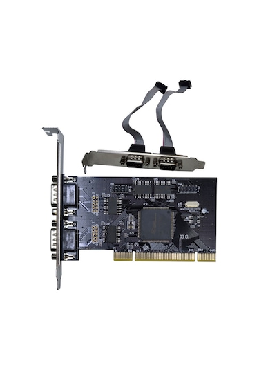 Pcı 4 Port Seri Com Kart Db9 Rs232 Com Kart 2 Port Dahili 2 Port Harici