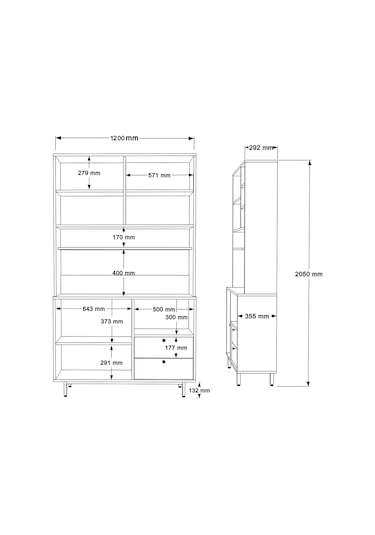 Robin Home Lounge Kahve Köşesi Çok Amaçlı Dolap Mutfak Dolabı Sep
