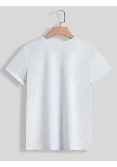 Altamira Unisex Kedi Gözlük Baskılı Oversize T-shirt 001