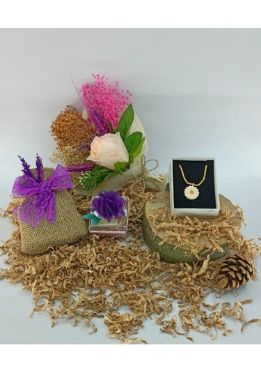 Çiçeklihediye Anneler Günü, Sevgililer Günü, Doğum Günü Hediyesi Papatya Kolye