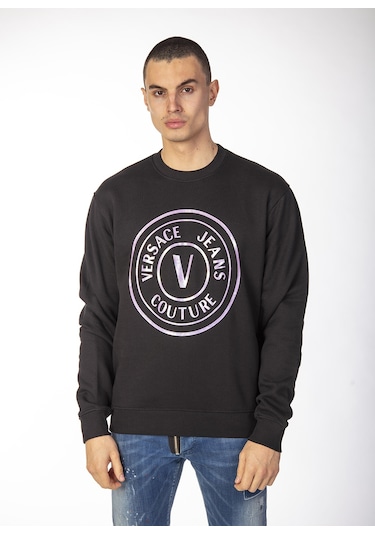 Versace Jeans Couture VERSACE Erkek  Sweatshirt  VR6395C Siyah