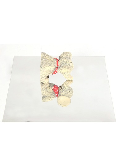 Gajeena 15x15cm Gümüş Pet Ayna Duvar Stickerı 9 Adet - Su Geçirmez, Yüzey Kaplayıcı, Dekoratif Uzay Genişletici Gümüş