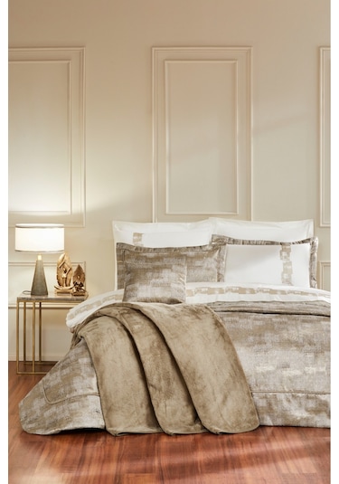 Özdilek Modernes Çeyiz Seti 11 Parça Vizon Çok Renkli