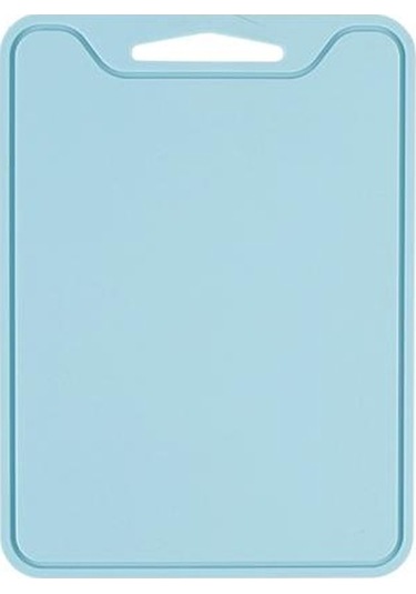 Açık Mavi Esnek Silikon Kaymaz Kesme Tahtası Plaka Doğrama Sebze Et Bloğu