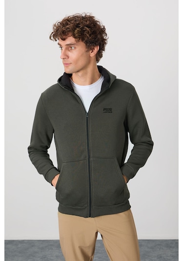 Tommy Life Hector Haki Şardonlu Erkek Sweatshirt - 88139 Haki