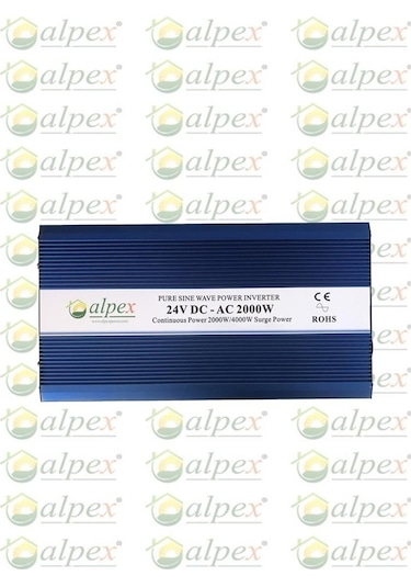 Alpex 2000 Watt 24 Volt İnverter Tam Sinüs İnvertör