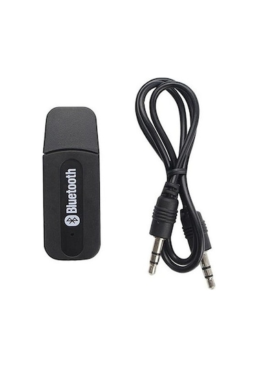 Bluetooth Dongle Usb/Aux 3.5Mm Kablosuz Stereo Ses Müzik Alıcısı (530060066)