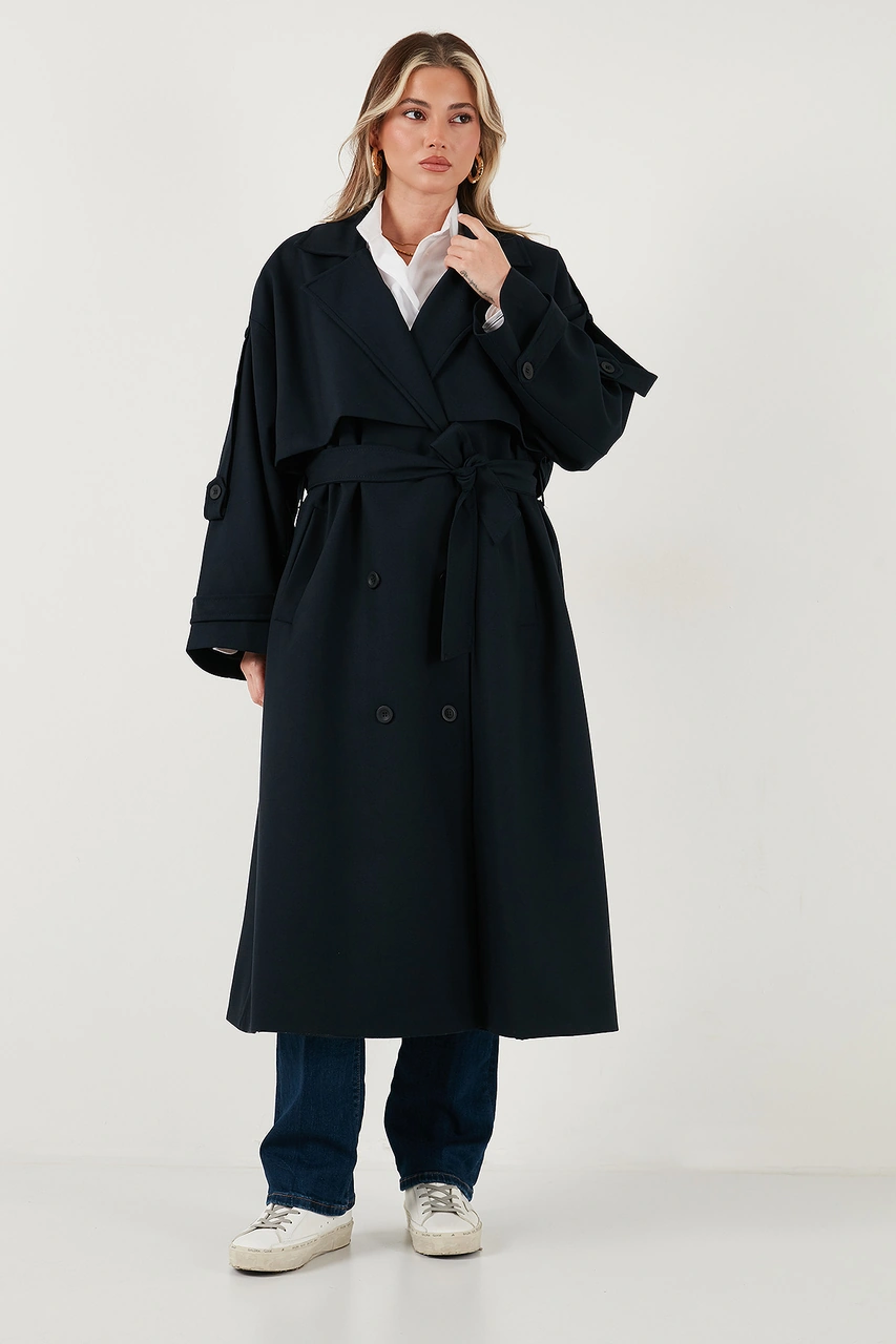 Lela Bayan Trençkot 6839476 Lacivert Lacivert