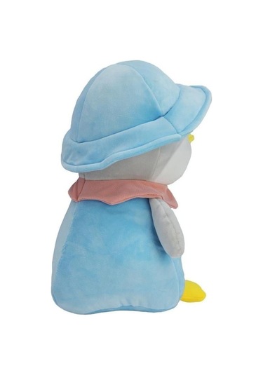 Premium Ultra Yumuşak Peluş Penguen 40 Cm Sevimli Büyük Boy Oyuncak Mavi