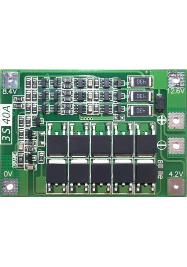 Bms 3S 40A 18650 Lityum Pil Lipo Pil Şarj Koruma Devresi Balan...